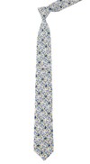 Freesia Floral Light Champagne Tie