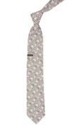 Freesia Floral Olive Tie