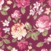 Moody Florals Burgundy Tie