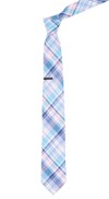 Plaid Umbra Turquoise Tie