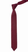 Birdseye Knit Burgundy Tie
