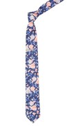 Gardenia Blooms Navy Tie