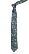 Monarch Floral Olive Green Tie