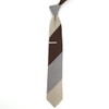 The Mega Stripe Beige Tie