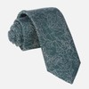 Lace Floral Hunter Green Tie