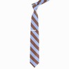 Textured Double Stripe Serene Blue Tie