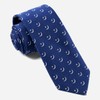 Crescent Moon And Star Navy Tie