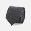Barberis Wool Carbone Charcoal Tie
