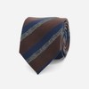 Pebble Stripe Toffee Tie