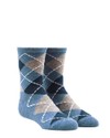 Argyle Blue Dress Socks