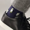 Cool Penguins Navy Dress Socks