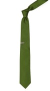 Skinny Solid Clover Green Tie