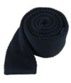 Knitted Midnight Navy Tie