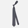 Grosgrain Solid Charcoal Tie