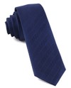 Herringbone Vow Classic Blue Tie