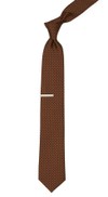 Mini Dots Brown Tie