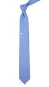 Sound Wave Herringbone Light Blue Tie