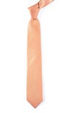 Grosgrain Solid Peach Tie