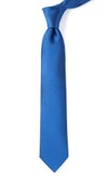 Grosgrain Solid Classic Blue Tie