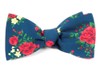 Hinterland Floral Navy Bow Tie