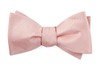 Herringbone Vow Blush Pink Bow Tie