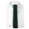 Herringbone - French Cuff White Non-Iron Dress Shirt