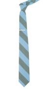 Frosty Stripe Light Blue Tie