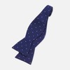 Dotted Report Navy Bow Tie