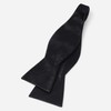 Herringbone Black Bow Tie