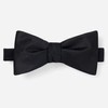 Herringbone Vow Black Bow Tie