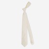 Grosgrain Solid Ivory Tie