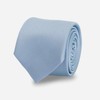 Grosgrain Solid Steel Blue Tie