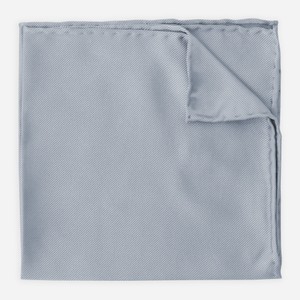 Solid Twill Dusty Blue Pocket Square