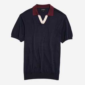 Colorblock Sweater Navy Polo