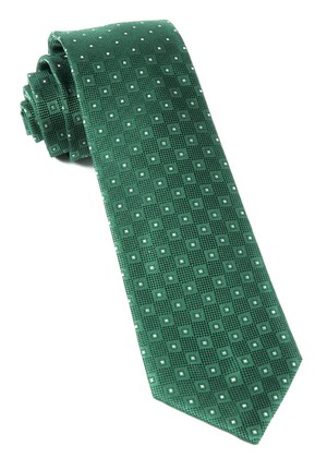 Four Sided Kelly Green Tie