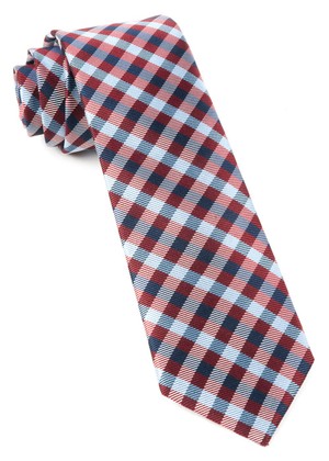 Polo Plaid Red Tie