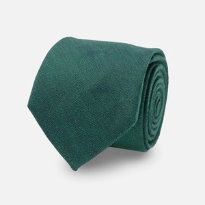 Bhldn Linen Row Hunter Green Tie