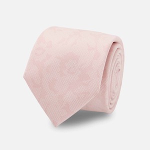 Refinado Floral Blush Pink Tie