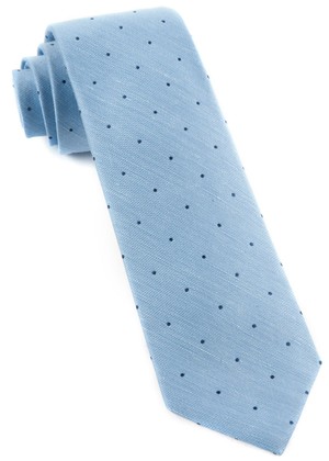 Bulletin Dot Sky Blue Tie