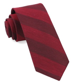 Rsvp Stripe Burgundy Tie
