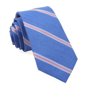 Leland Stripe Classic Blue Tie