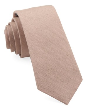 Bhldn Linen Row Rose Quartz Tie