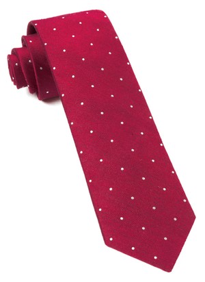 Bulletin Dot Red Tie