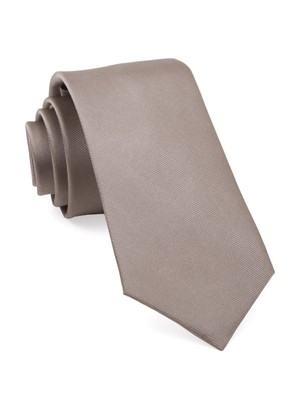 Grosgrain Solid Sandstone Tie