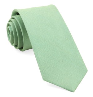 Sand Wash Solid Apple Green Tie