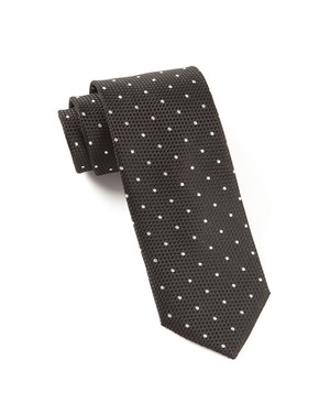 Grenafaux Dots Black Tie