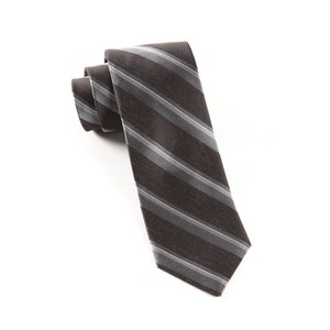 Social Stripe Black Tie