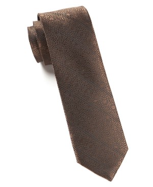 Interlaced Brown Tie
