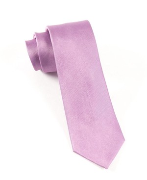 Grosgrain Solid Wisteria Tie