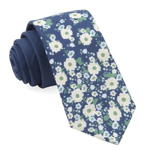 Meyer Flowers Navy Tie